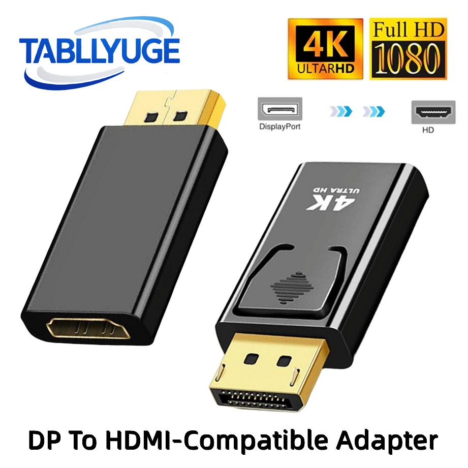 Home Cinema Projector - Adapter 4K/1080P DP DisplayPort na HDMI,