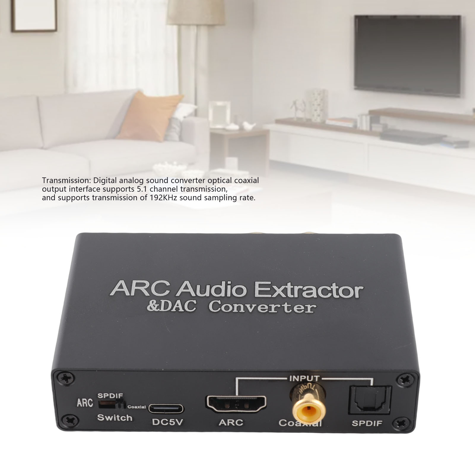 Home Cinema Headphones - Konwerter HD Output ARC z wyjściem