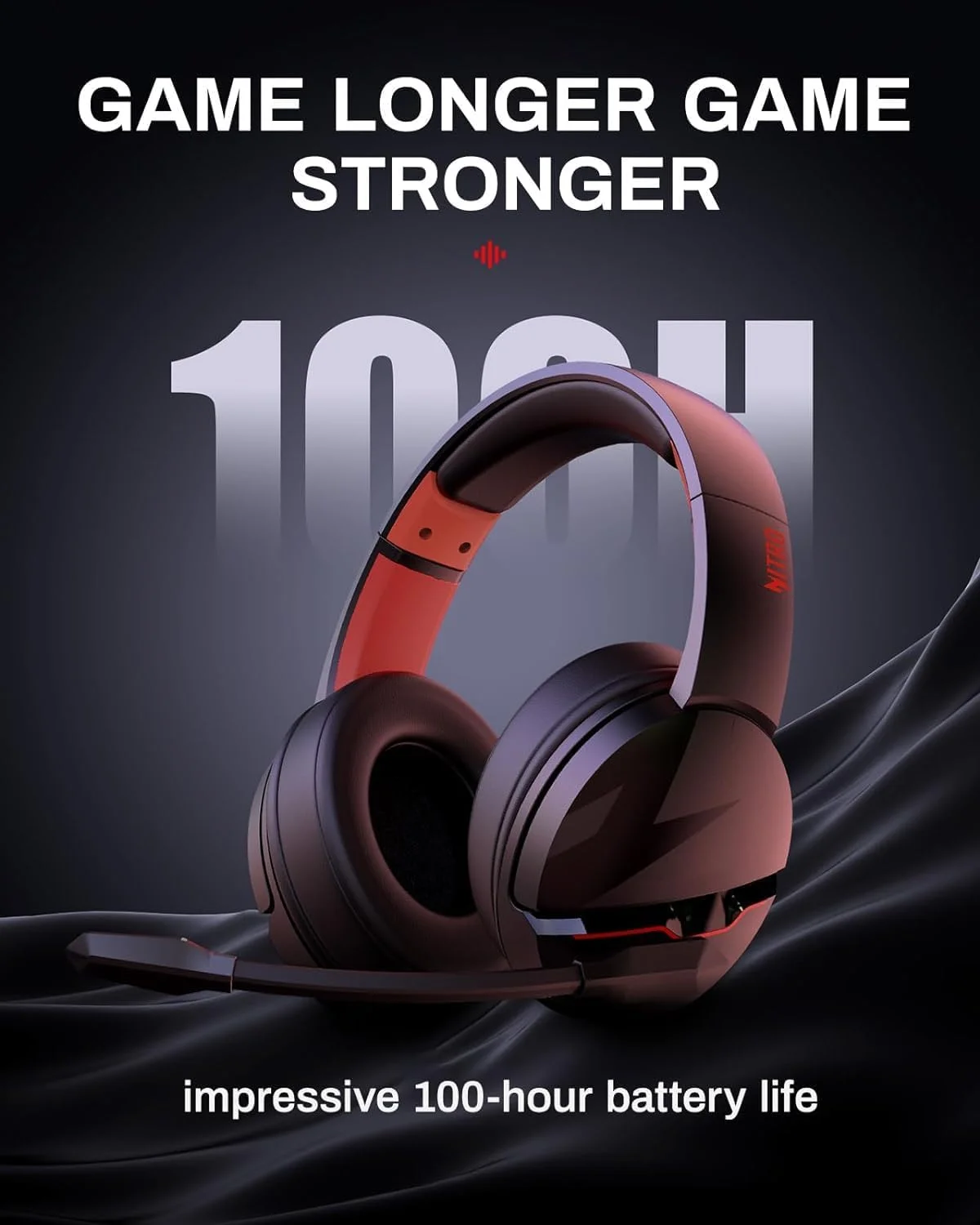 Home Cinema Headphones - Bezprzewodowe słuchawki Acer K2 dla graczy,