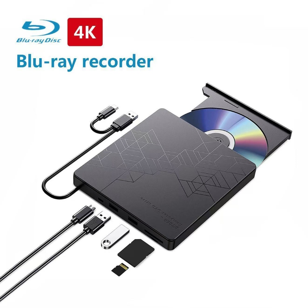 Blu Ray Disc Player - Zewnętrzny napęd Blu-ray 5 w 1,