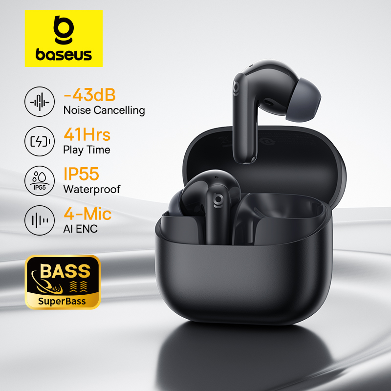 Home Cinema Headphones - Baseus Bass EP10 NC -43dB Słuchawki
