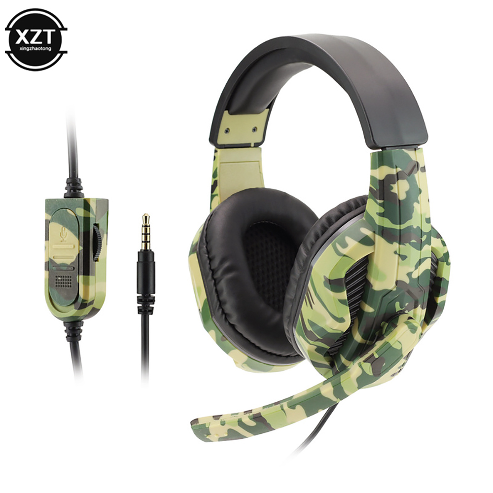 Home Cinema Headphones - Kamuflażowy zestaw słuchawkowy do gier 3,5