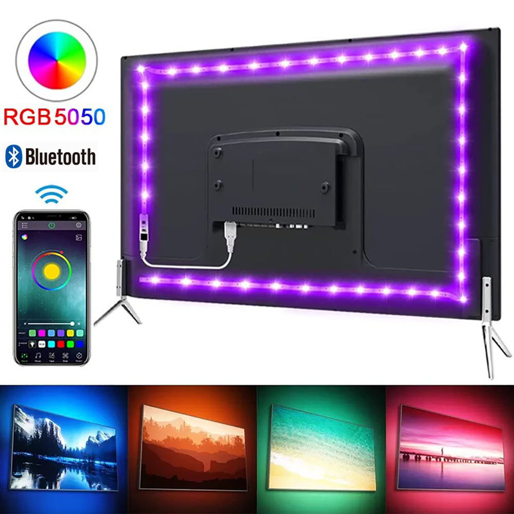 Ambient Light Strip Tv - Taśma LED RGB Sterowana Aplikacją Bluetooth,
