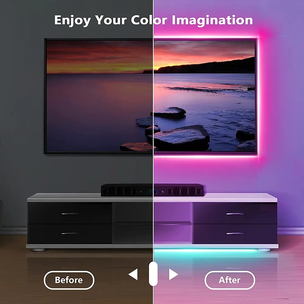 Taśma Bluetooth USB LED Strip  – Ambient Light Strip Tv recenzja i cena