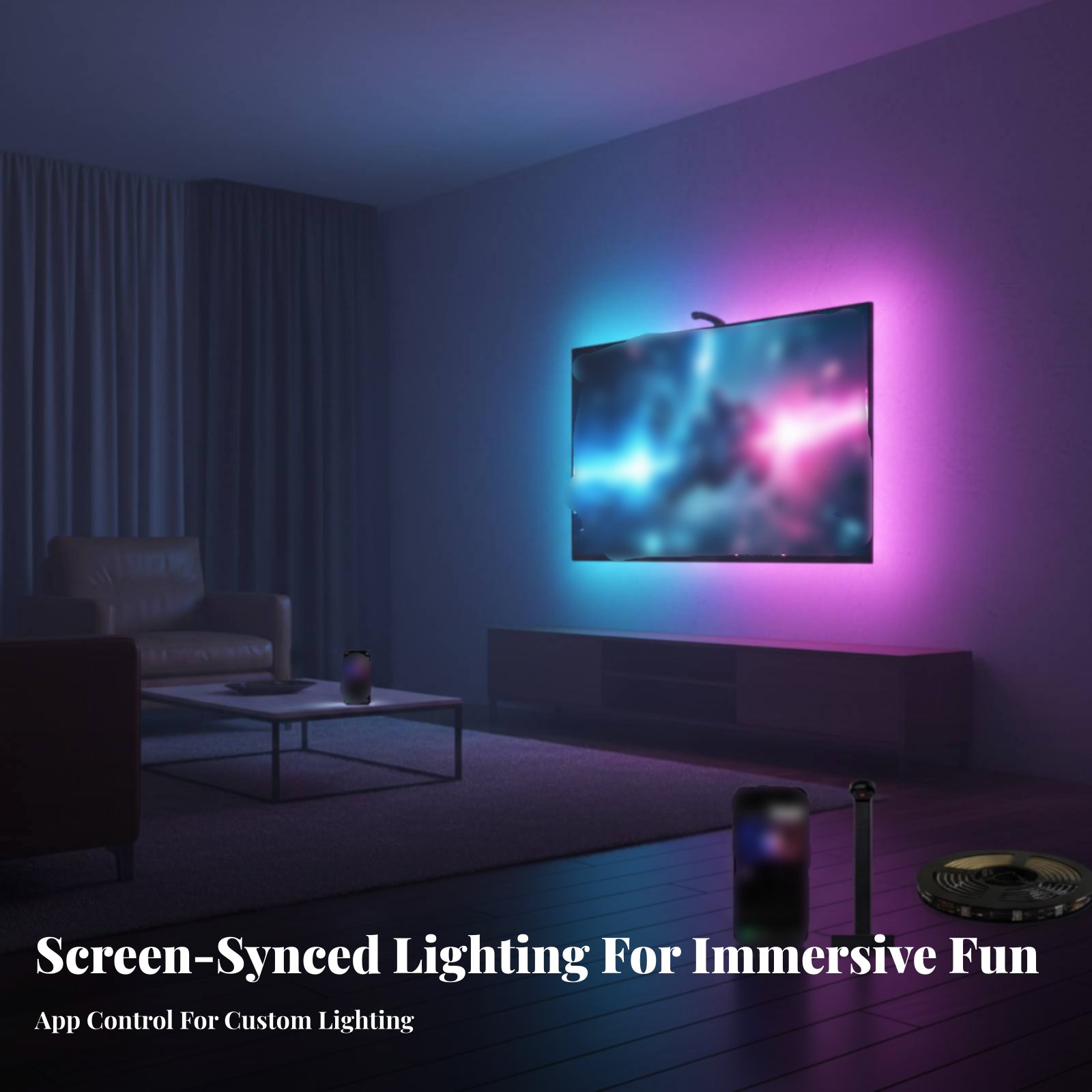 Taśma oświetleniowa synchroniz – Ambient Light Strip Tv recenzja i cena