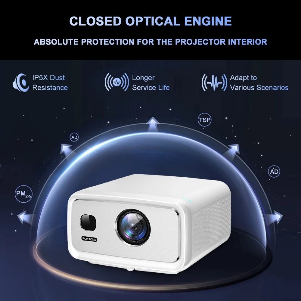 Projektor FlixTone D10S 4000 A – Home Cinema Movies recenzja i cena