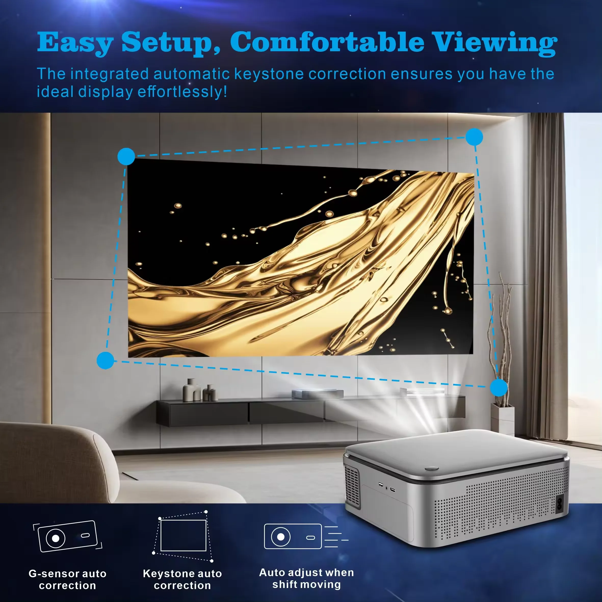 Nowy projektor HD 1080P HY450  – Home Cinema Movies recenzja i cena