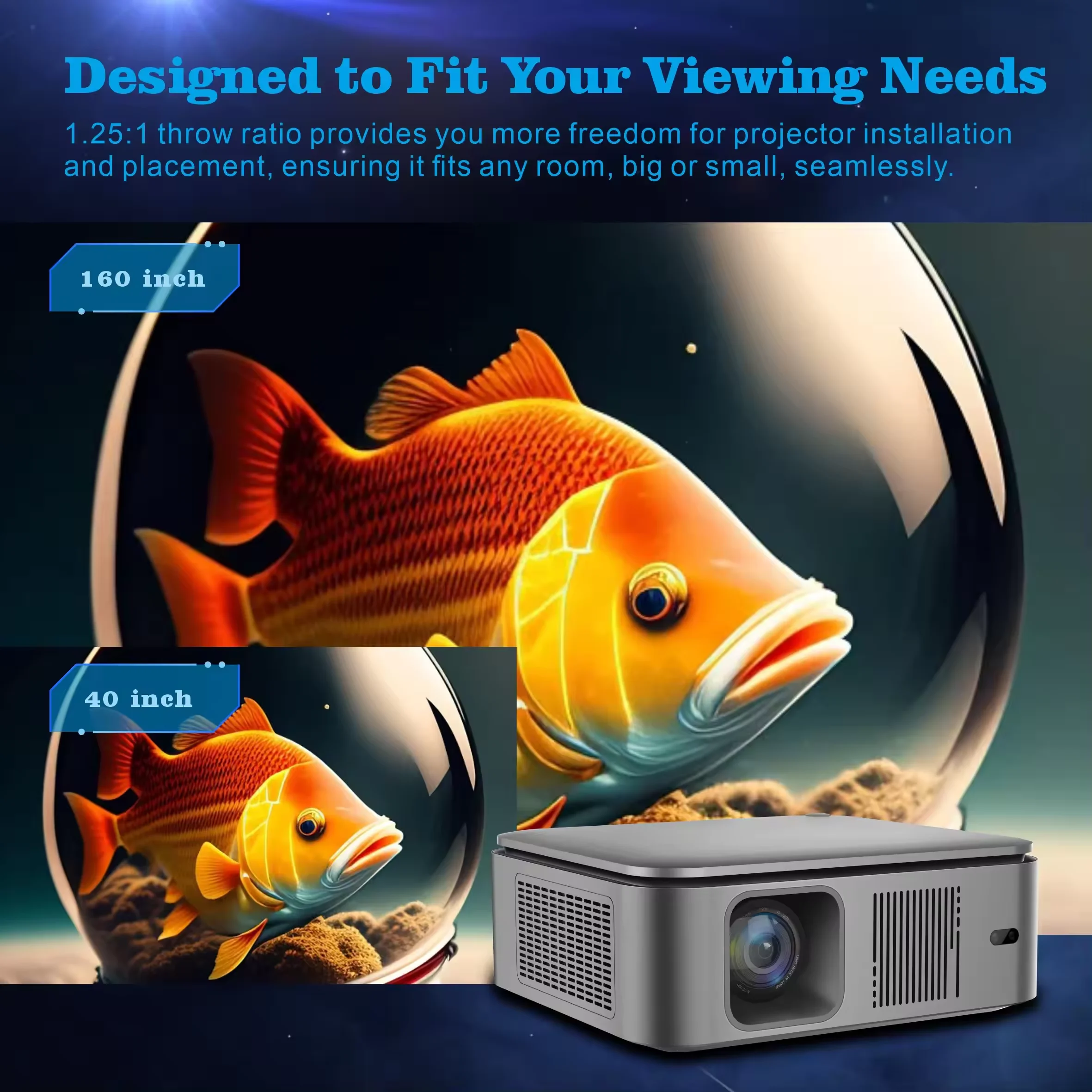 Nowy projektor HD 1080P HY450  – Home Cinema Movies recenzja i cena