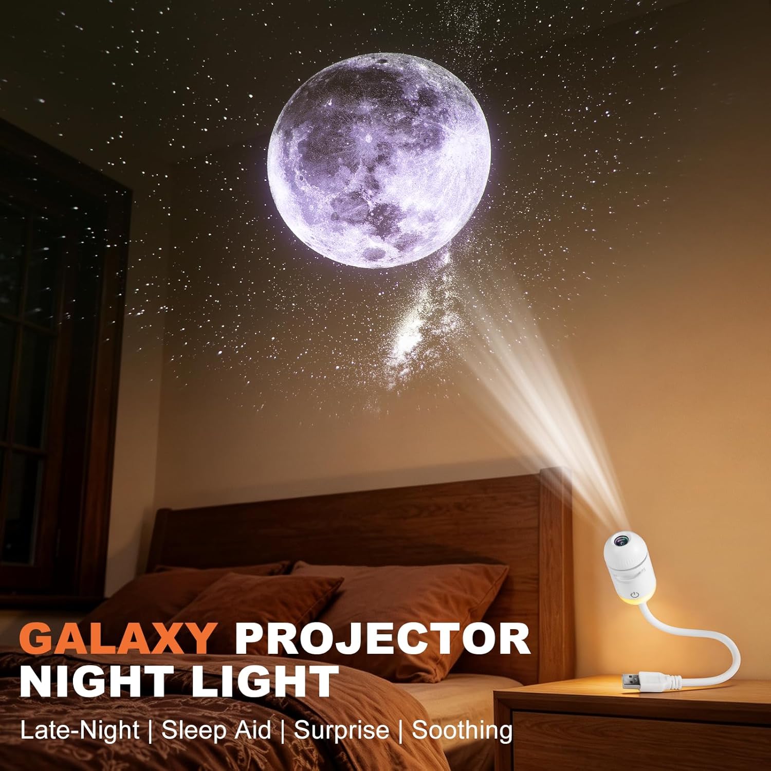Projektor Gwiazd 2w1, Lampka N – Home Cinema Projector recenzja i cena