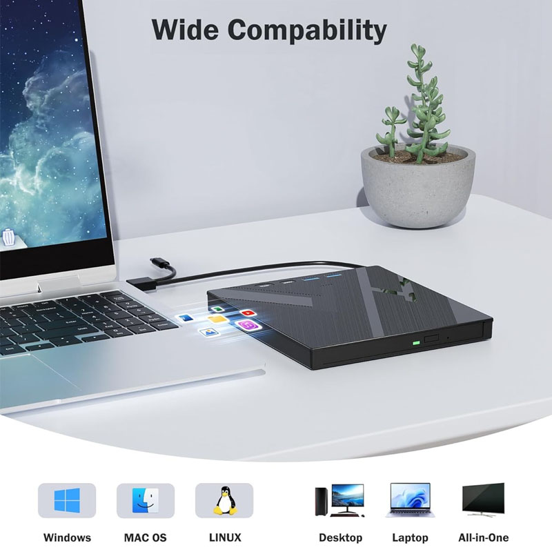 Zewnętrzny napęd Blu Ray 7 w 1 – Blu Ray Disc Player recenzja i cena
