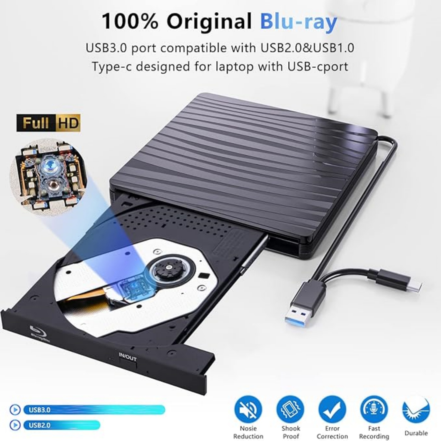 Zewnętrzny napęd optyczny Blu- – Blu Ray Disc Player recenzja i cena